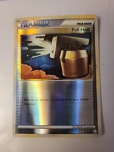 Pokémon TCG Full Heal Heartgold & Soulsilver 93/123 Reverse Holo Uncommon 2010