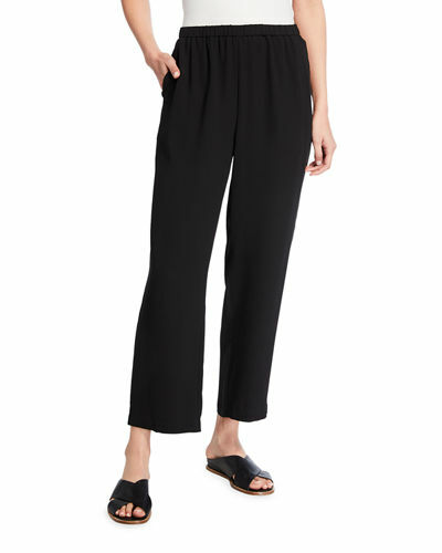 NEW Eileen Fisher Slouchy Silk Straight 
