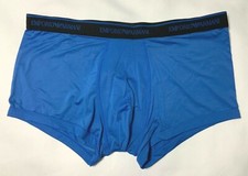 Emporio Armani Men's Trunks Logo Band Underwear Biue Size XL NWT