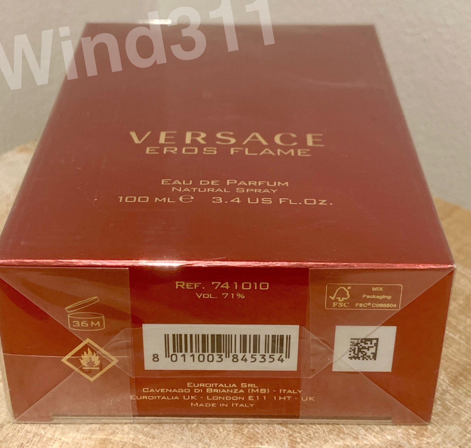 Versace Eros Flame Eau de Parfum 100ml For Men Him Fragrance Spray EDP