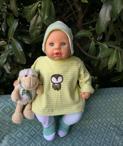Zapf Chou Chou Rock-a-bye 48 cm Baby Puppe 2002 hat Funktionen mit Zubehör Doll - Bild 15 von 22