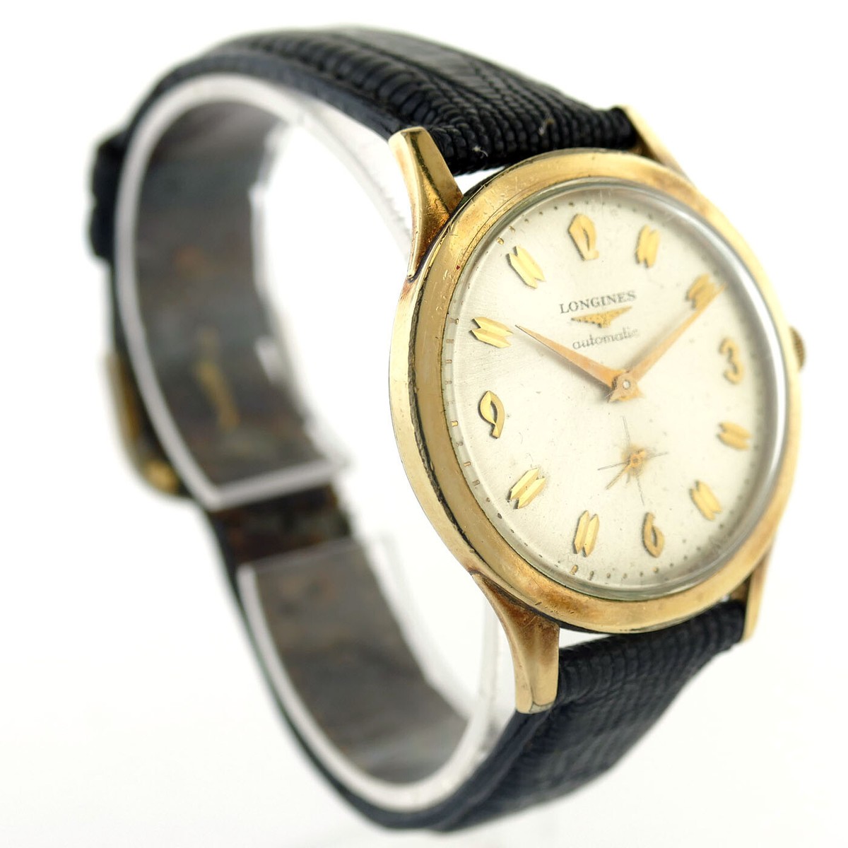 LONGINES VINTAGE GOLD DIAL 10K GOLD FILLED HAND-WINDING MENS