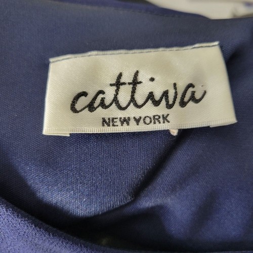 Vintage Cattiva New York 2-teiliges Kleid hergestellt in den USA Stufen Tank transparente Jacke keine Größe - Bild 12 von 13