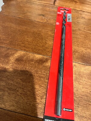 Milwaukee 3/8'' x 12'' Black Oxide Drill Bit Extra Long Extended Length