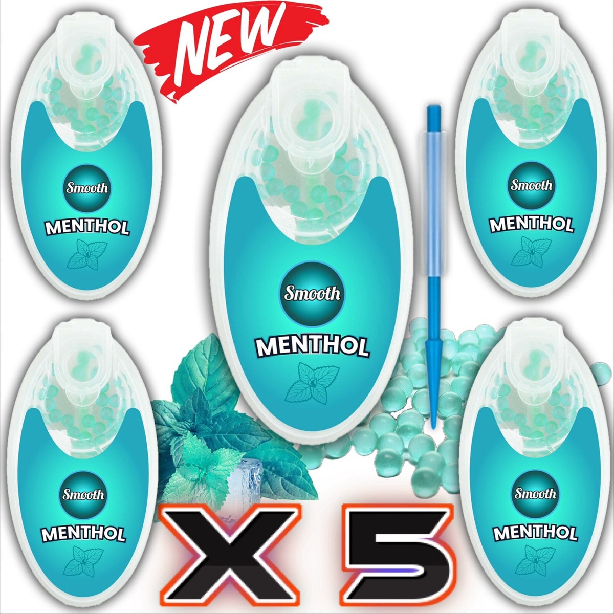 menthol capsules for cigarettes Cigarette Crush Beads Menthol Capsule Smooth (5 PACKS) Menthol Burst Beads