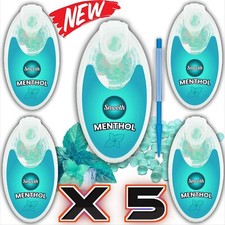 Cigarette Crush Beads Menthol Capsule Smooth 5 PACKS Menthol Burst Beads