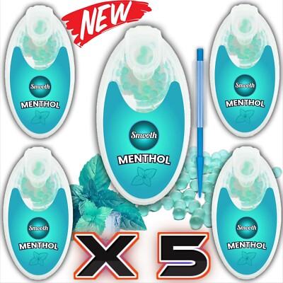 burst beads cigarette Cigarette Crush Beads Menthol Capsule Smooth (5 PACKS) Menthol Burst Beads