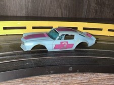 HO Scale Slot Car, AFX Blue Purple, 70 Camaro Model - 3 - 1756, BODY ONLY