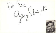George Plimpton d. 2003 Actor Good Will Hunting Signed 3
