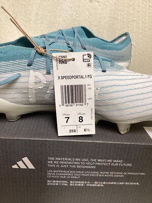 adidas X speedportal 1 FG ② White and Orange FG Soccer Cleats: Adidas X Speedportal.1