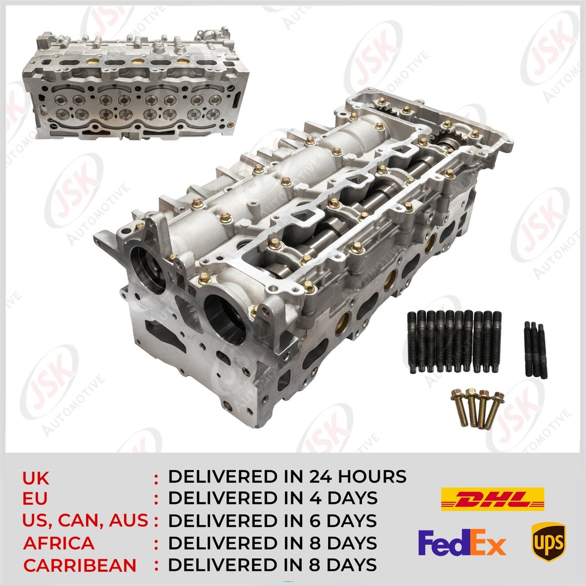 T8DE Complete Cylinder Head Assembly For Ford 2.0 TDCi S-Max