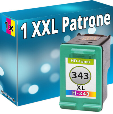 1x TINTE PATRONE für HP 343 XL PSC1500 PSC1510 PSC1600 PSC1610 PSC2355 PSC2610