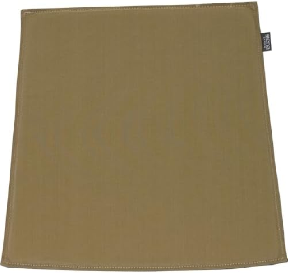 Siena Garden Cuscino quadrato Lane, colore verde oliva, design a tinta unita, 10