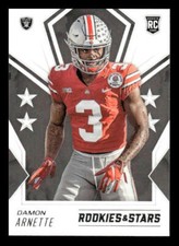 2020 Panini Rookies & Stars #185 Damon Arnette Rookie Las Vegas Raiders