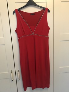 marks and spencer red dress autograph