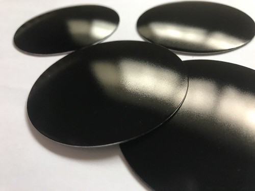 4pcs Universal Black 65mm/2 9/16"Wheel Center Cap Sticker Cadillac Ford Toyota - Picture 3 of 7