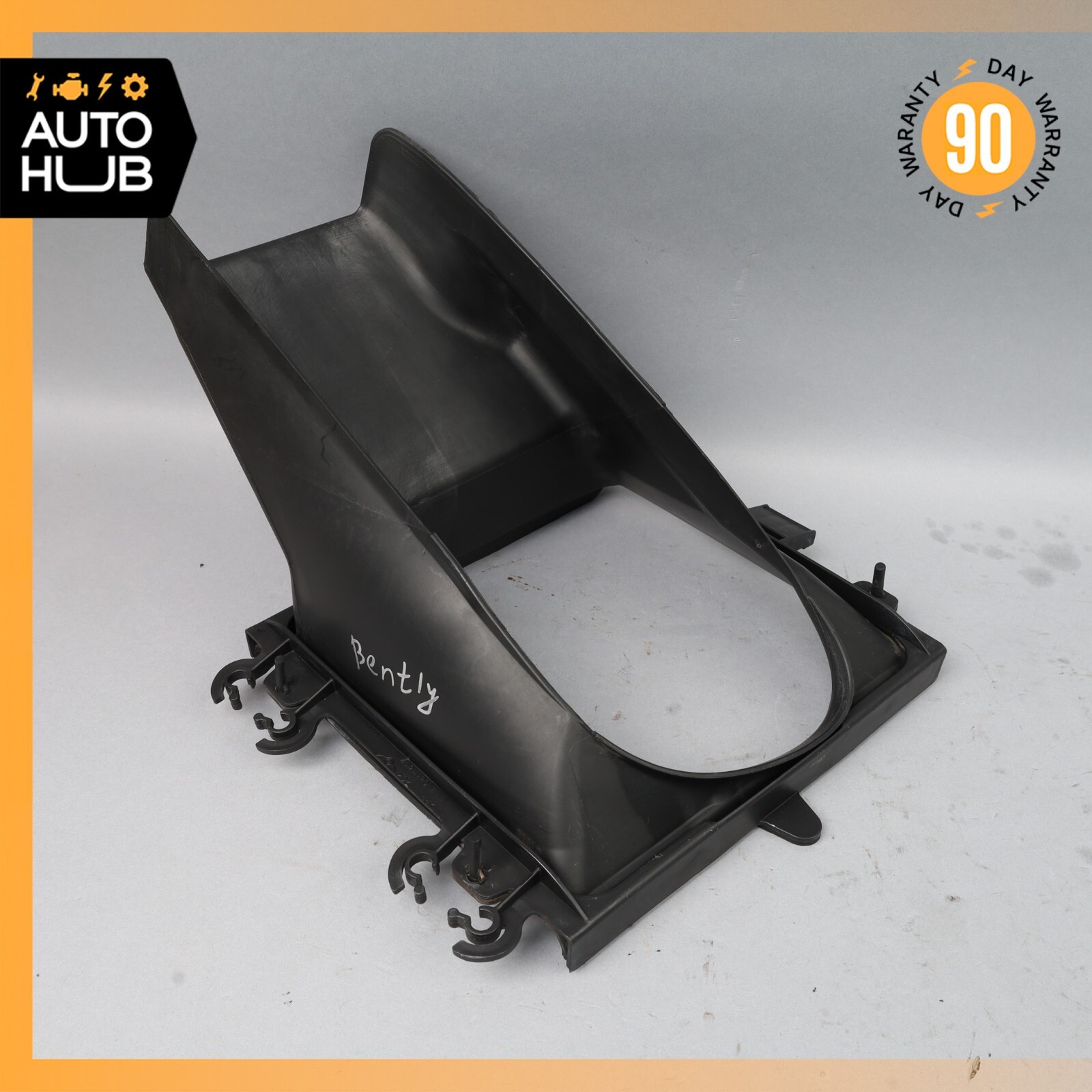 03-07 Bentley Continental GT GTC 6.0L Left Side Intercooler Air Duct Shroud OEM