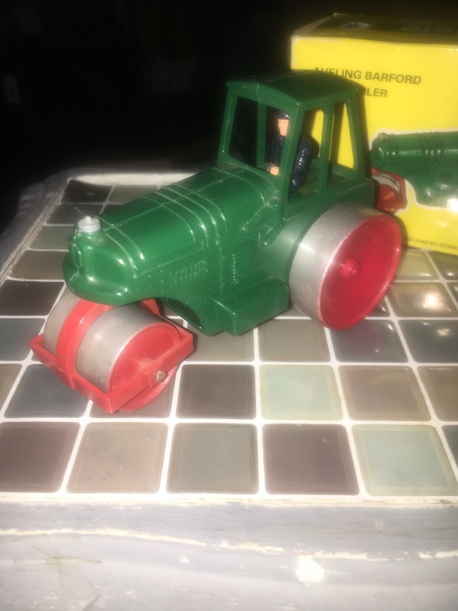 Rouleau de route vintage Budgie Toys 701 Aveling Barford moulé sous pression boî