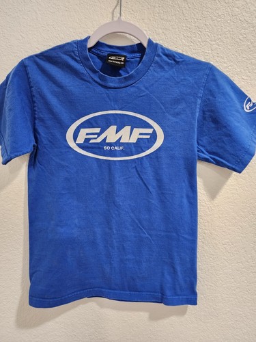 FMF Racing Factory Classic Don T-Shirt Tee Blue Size Kids's Medium M