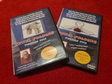John Pullum Towel Folding Volume 1 and 2 W/BONUS Magic Trick 