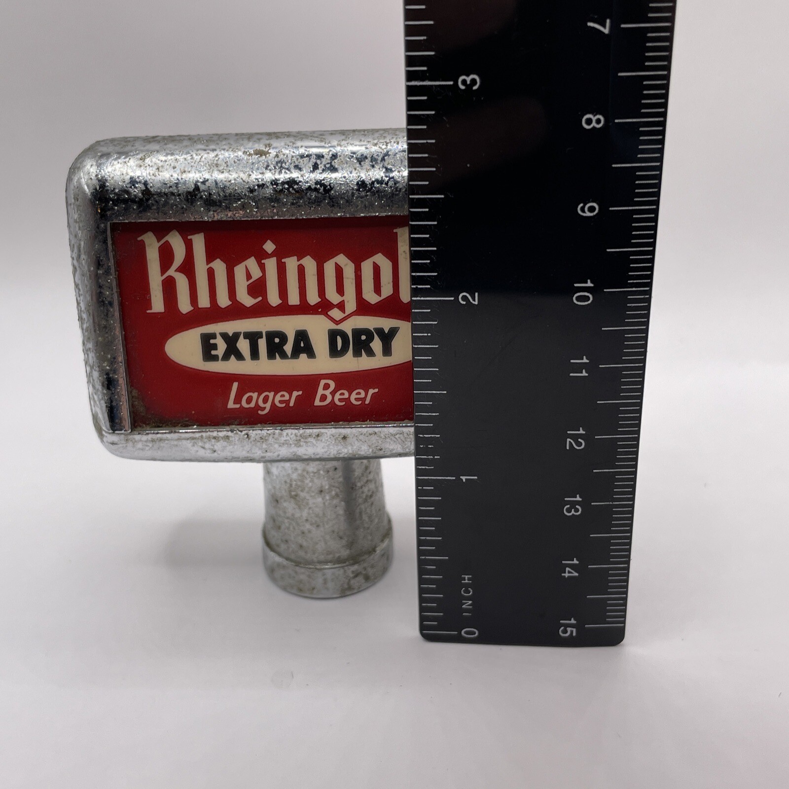 Vintage Rheingold Extra Dry Lager Beer Tap Handle, Brooklyn NY, Liebmann Brewery