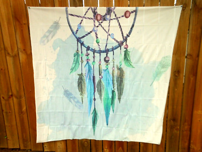  DREAM CATCHER WALL TAPESTRY ~ Blue, Purple ~ 5' x 5' ~ NEW #Z17