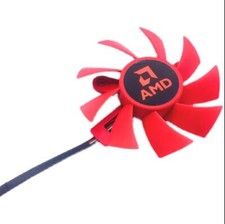 For AMD RX570 580 Male Graphics Card Fan Four Wire Temperature Controlled Fan