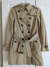 Burberry Honey 'beige The Sandringham' Medium Trench Coat Uk 8 Us 6 Rrp£1790