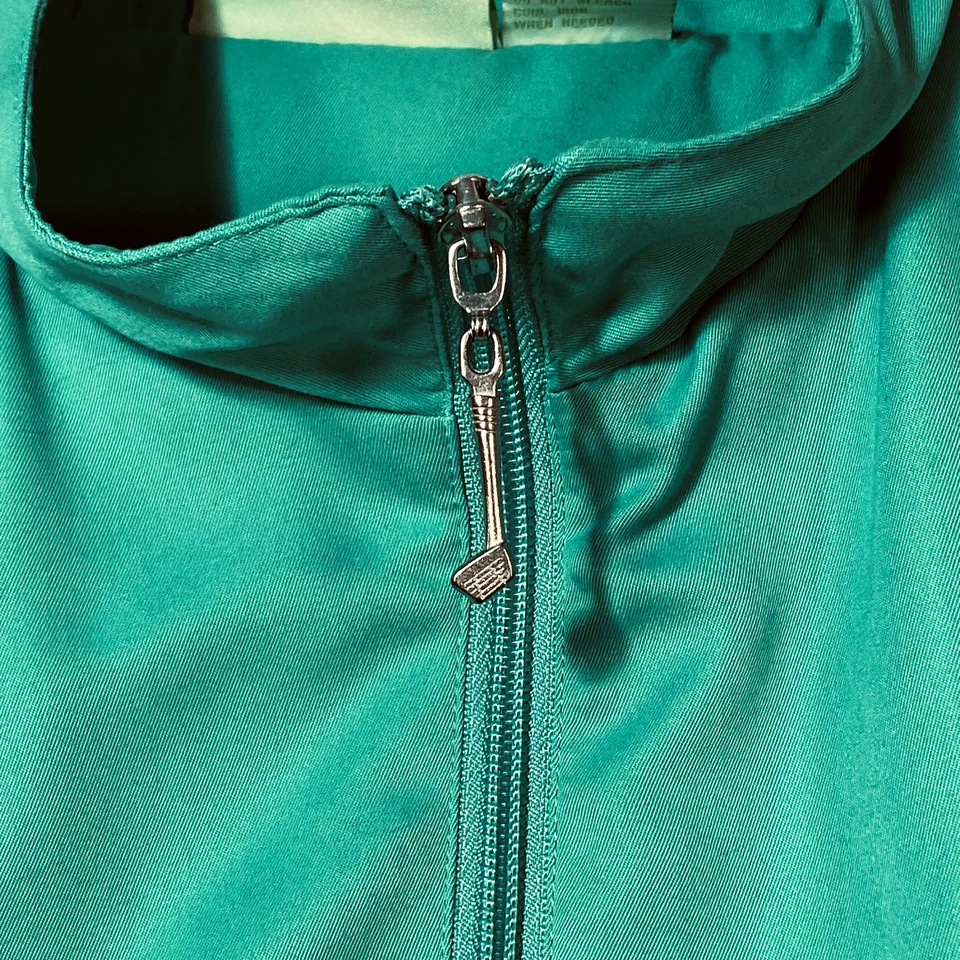 Chaqueta de golf Allyson Whitmore adulto grande verde cortavientos ligera para mujer Foto 4 de 4