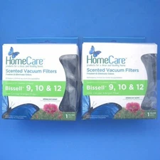 K439H Lot 2 HomeCare Bissell 9 10 12 Vacuum Filter Spring Day Scent New