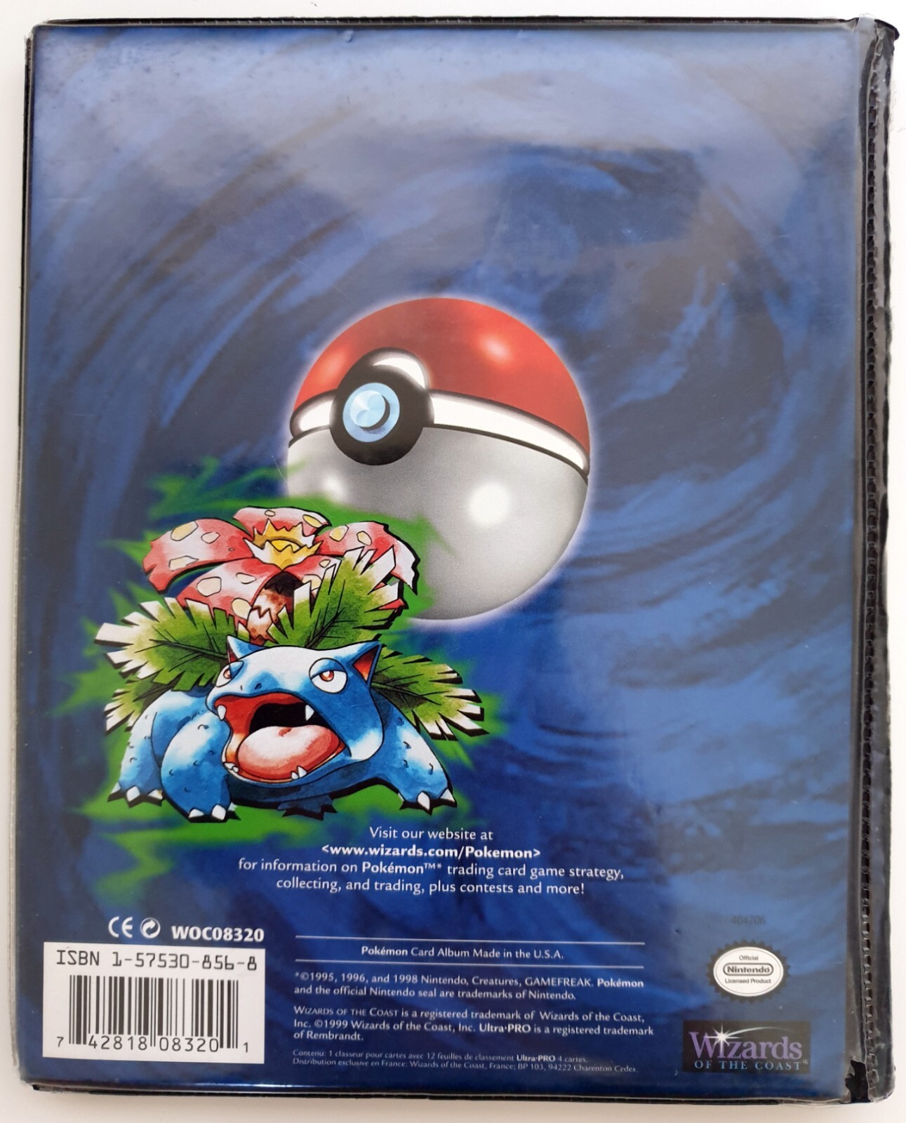 ORIGINAL 1999 Pokemon TCG Collector's Album Binder Folder WOTC GOOD