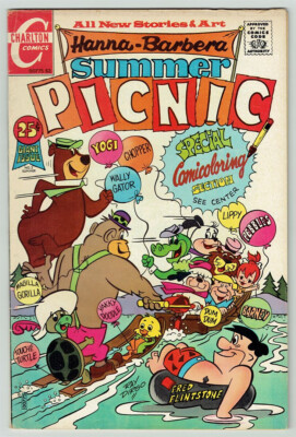 Hanna Barbera Summer Picnic (Charlton 1971) # 3 {25 Cent Giant Size}