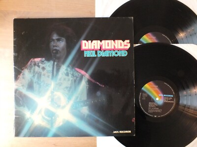 Neil Diamond - Diamonds  GERMANY 1974  POSTERCOVER   2LPs  gat  Vinyl  vg+