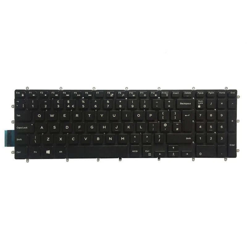 Keyboard for Dell P66F P66F001 P72F P72F002 P75F P75F001 P75F002 P75F003 P75F006 - image 2 of 3