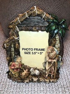 Download Nativity Scenic Picture Frame 3d Holds 3 5 X5 Photo Ebay