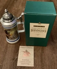 Anheuser-Busch Berninghaus limited edition 1990 collectors Christmas Stein NOS