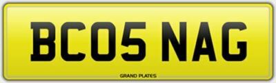 NAGG HORSE NAGS NUMBER PLATE BC05 NAG REGISTRATION PESTER NAGGING YAP SNAG REG