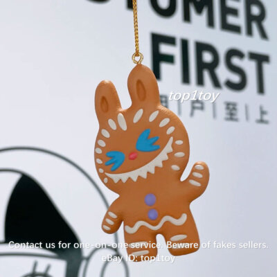 POP MART x HOW2WORK Labubu Christmas The Gingerbread Man