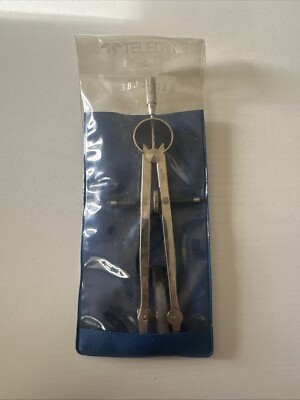Drafting Compass Teledyne Post 38JJ-020 With Extra  Lead And Plastic Pouch