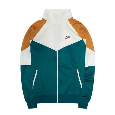 NIKE Heritage Woven Jacket Men's Small Women's XL Geode Teal