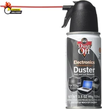 Dust, off Compressed Gas (152A) Disposable Cleaning Duster, 1, Count, 3.5 Oz Can