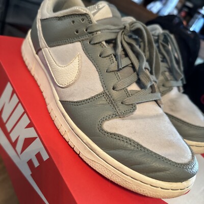 Nike Dunk Low Men's Shoes Cool Mica Gray on grey Size 10 low top w/box