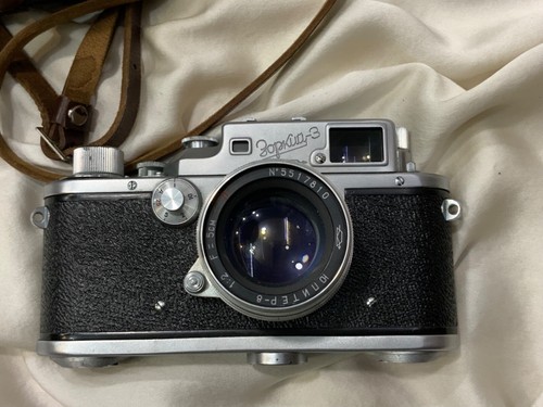 Rare Zorki 3 Zorkiy 3 Soviet Camera Jupiter-8 1950s USSR - Picture 10 of 12