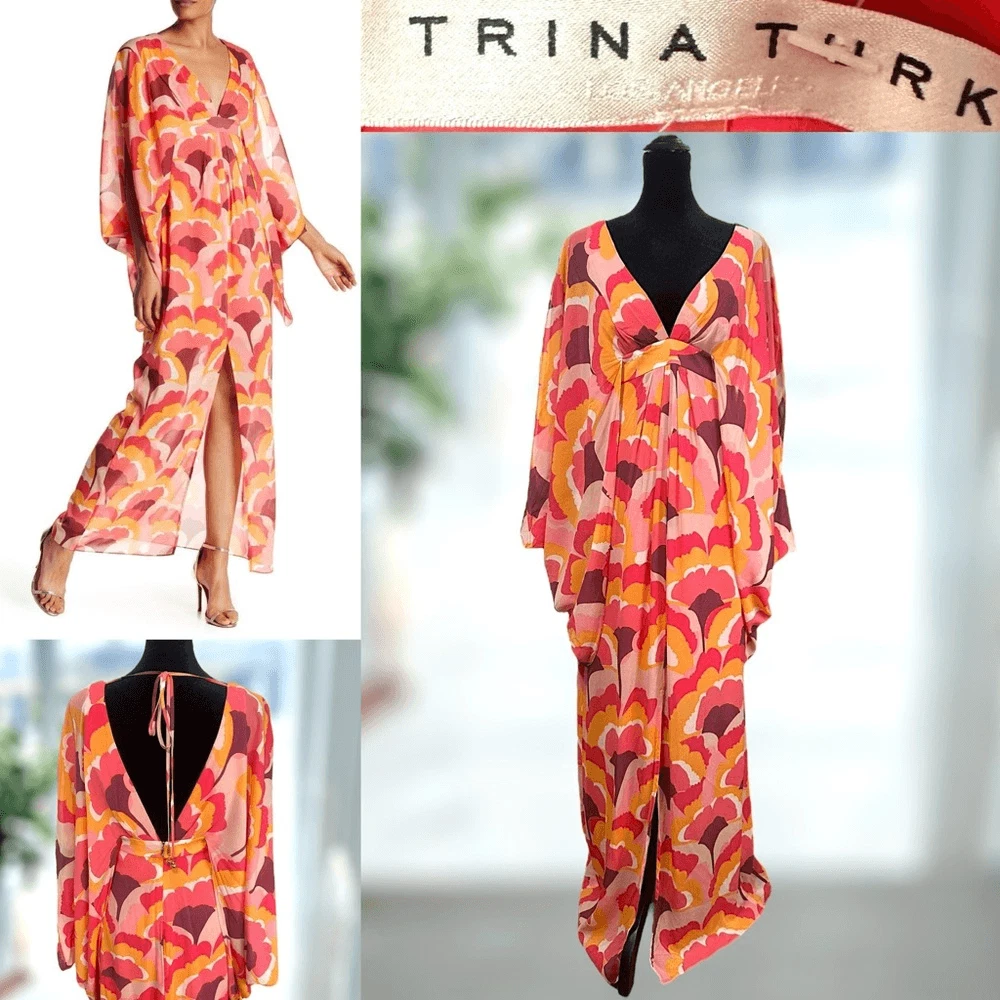 open lace back dress Trina Turk Echo