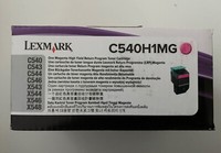 Original Lexmark C540H1Mg Lexmark C540 H 1 Mg Magenta Lexmark C543 C544 C546