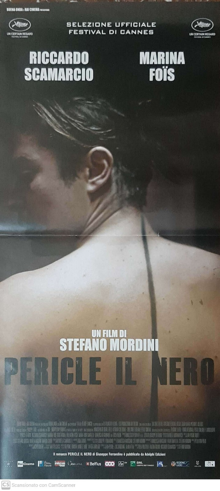 Locandina originale film Pericle il nero (2016) - Regia di Stefano Mordini