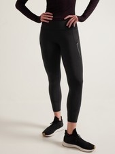 ATHLETA Rainier 7/8 Tight L Large  Black Legging 985342 NWOT