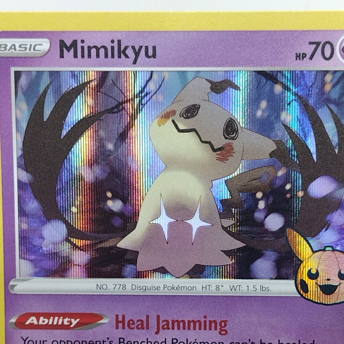 Pokemon Card Mimikyu 081/189 Holo Rare Trick Or Trade Halloween