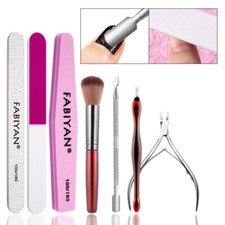 Stainless Steel Manicure Tool Set Nail Clippers File Dead Skin Remover Nail Kit  
