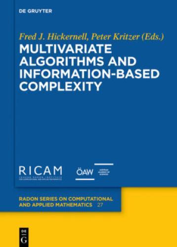 Thumbnail - Multivariate Algorithms And Information-based Complexity 5913